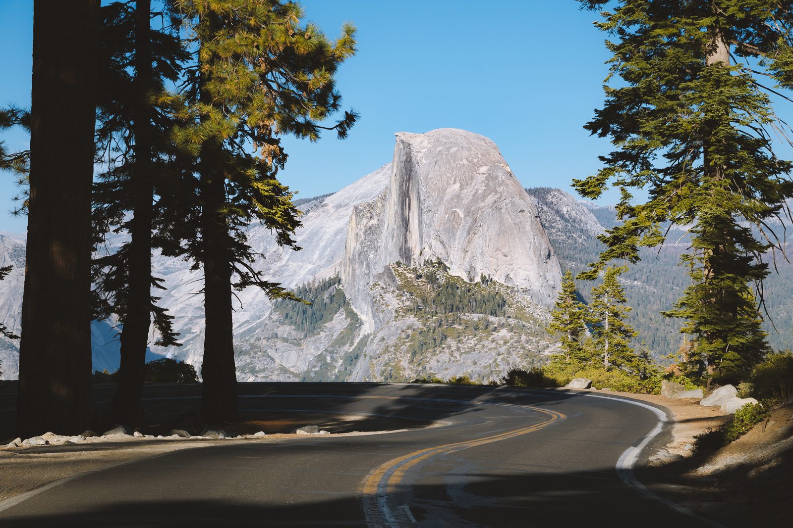 Glacier Point Road with Half Dome, Yosemite