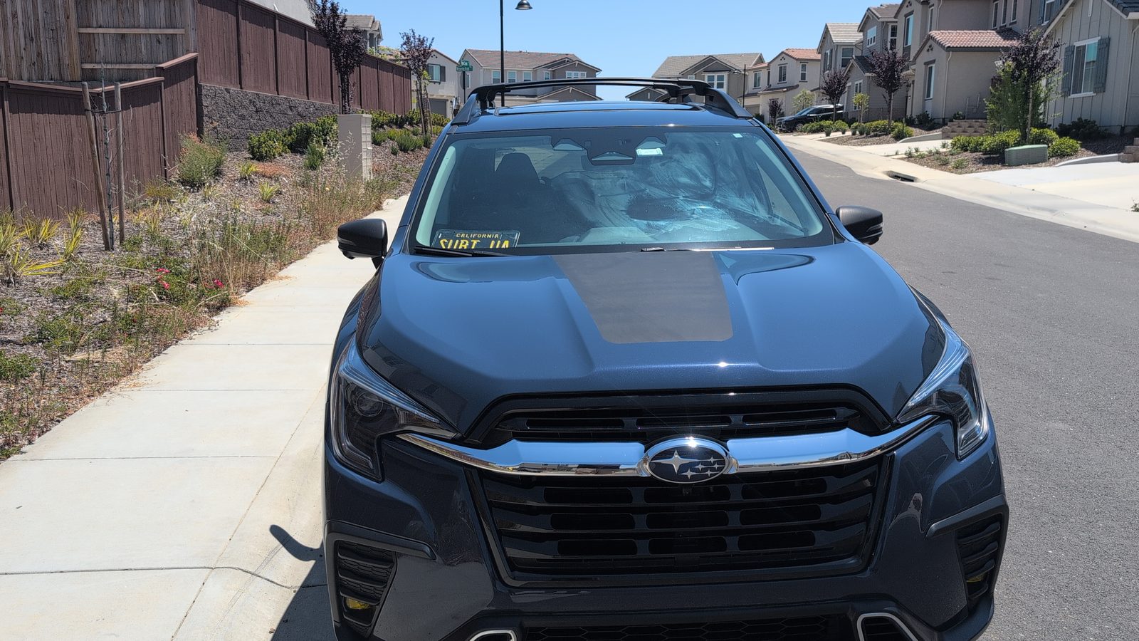 Our 2023 Subaru Ascent Touring, parked in Folsom